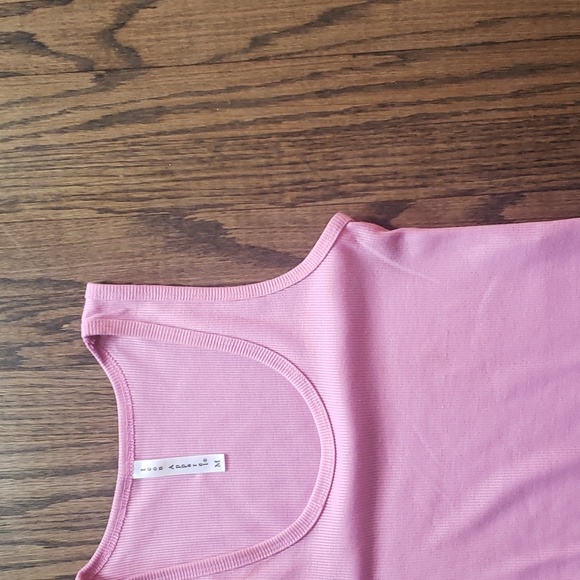 Sleeveless Bodycon Maxi Dress Pink - Picture 2 of 3